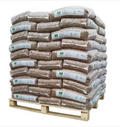 COTERRAM Holzpellets ENplus A1 – Kiefernholzpellets, 1050 kg Palette, 70 s