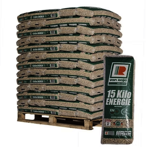 Van Roje Pellets – Palette mit 65 Säcken à 15 kg
