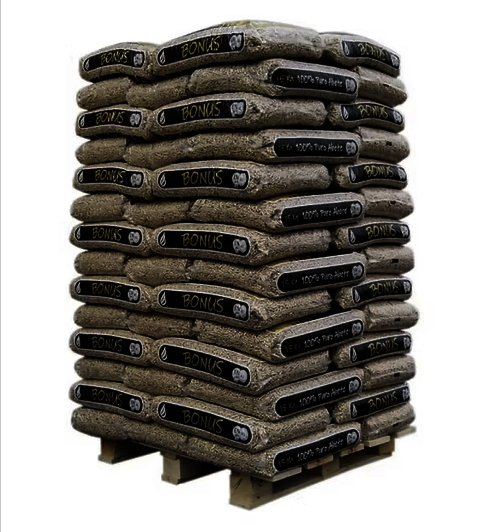BONUS Holzpellets ENplus A1 – Premium-Holzpellets, 15-kg-Sack