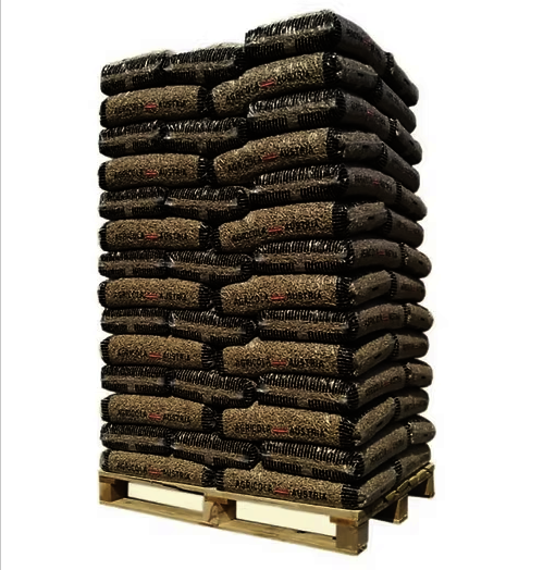 Agricola Pellets – Hochwertige Holzpellets, 1050 kg Palette, 70 Säcke à 15