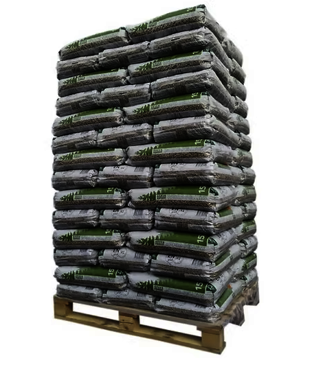 Green Forest Holzpellets ENplus A1 – Palette 1.050 kg, 70 Säcke à 15 kg